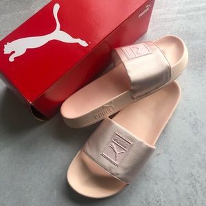PUMA Leadcat Satin Slide Sandals 10.5 New In Box